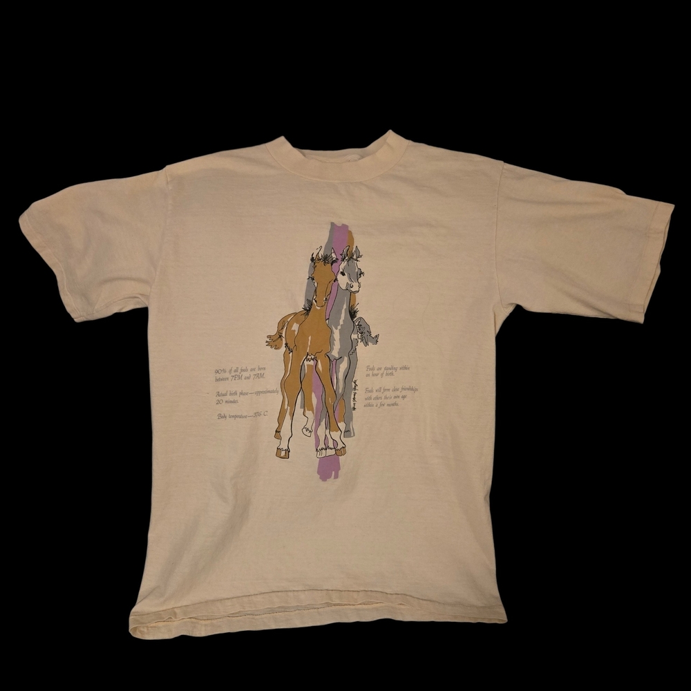 New Tshirt With Foal Info